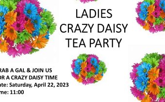 Ladies Crazy Daisy Tea Party