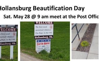 Hollansburg Beautification project May 28th 9:00 am